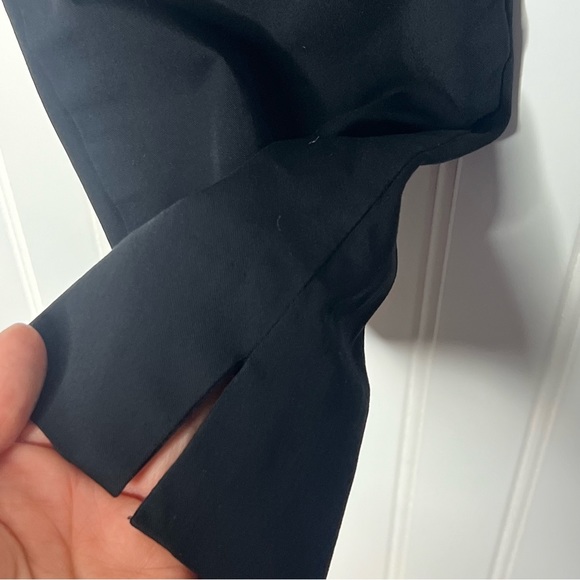 🚨Theory Basic Black Ankle Slit Work Pants with Side Zipper Size 4 - Picture 8 of 16